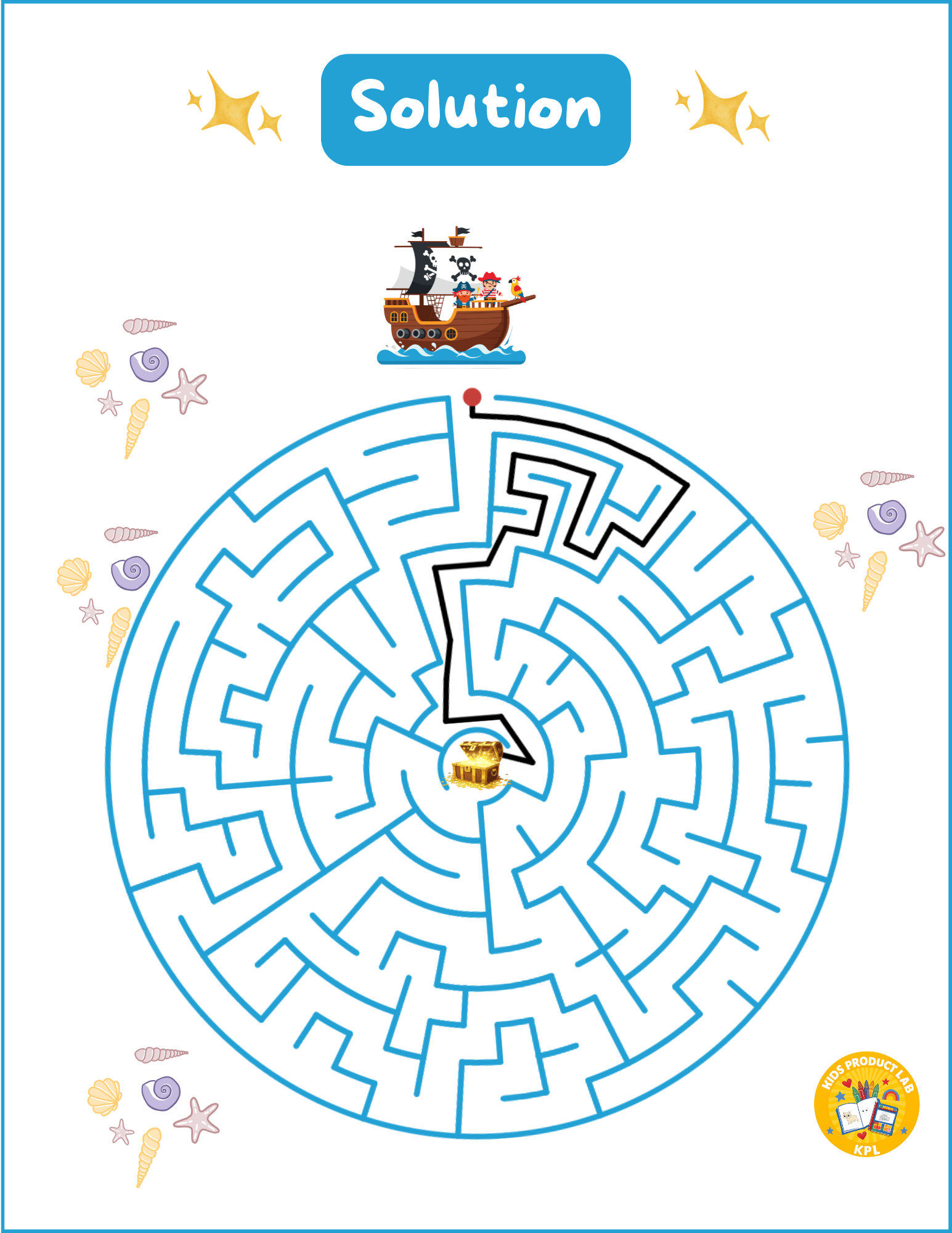 Captain's Treasure Hunt - Solution